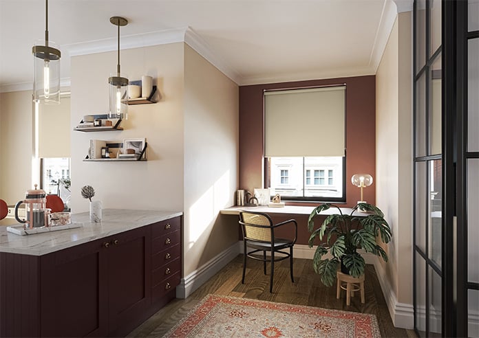 Florenza (Blackout), Manor Cream - Twist&Fit Roller Blind - Image 7